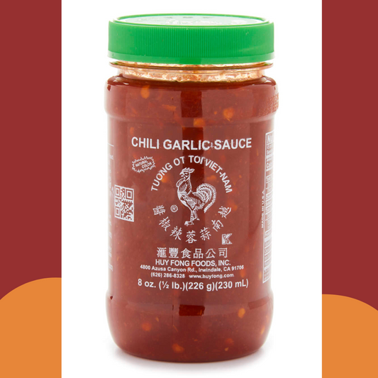 Huy Fong Sriracha Hot Chili Garlic Sauce - 8 oz